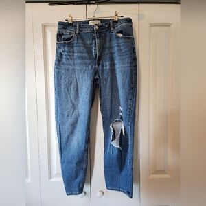 Abercrombie & Fitch curve High Rise Blue Denim